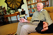 Ian Player, former chief warden of iMfolozi National Park, South Africa