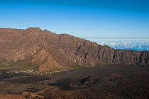 Top of Fogo Island Volcano, Cape Verde prior to 2014 eruption. October 2010.