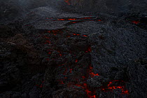 Lava cooling after eruption of  Fogo Volcano, Fogo Island, Cape Verde, 29th November 2014.