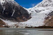 Glacier landscape, Basongcuo National Park, Qinghai-Tibet Plateau, Tibet,    November 2011.