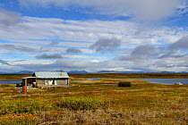Inuit house, Sewards Peninsula, Nome, Alaska, USA,September 2015.