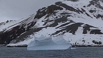 Iceberg in Neptune's Bellows, Deception Island, South Shetland Islands.
