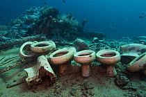 Toilet cargo from the wreck of the Yolanda, Ras Mohammed National Park, Northern Red Sea, Februray 2016