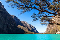 Llanganuco Chinancocha lake, Huascaran National Park, Andes, Peru, November 2013.