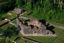 Zeelandia, a Dutch fort built 1743, Fort Island on Essequibo river, Guyana, South America