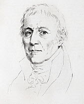 Portrait of Jean Baptiste Lamarck (1 August 1744 - 18 December 1829) Lamarck was a french pre-Darwinian advocate of evolution (transmutation) and an influential invertebrate taxonomist.
