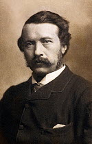 Photograph of George John Romanes (1848-1894) Canadian born English naturalist, friend of Darwin, and author of Animal Intelligence and Mental evolution.