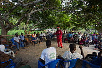 Locally born Mr Bokika is the leader of M'boumontour NGO which supports different kind of conservation project within the community with the aim of protecting local Bonobo populations (Pan paniscus)....