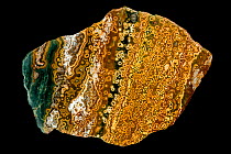 Spherulitic or orbicular chalcedony, 'ocean jasper',  a cryptocrystaline quartz from Madagascar.