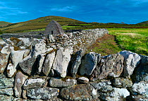 Gallarus Oratory, Dingle Village, Dingle Peninsula, County Kerry, Republic of Ireland. September 2015.