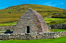 Gallarus Oratory, Dingle Village, Dingle Peninsula, County Kerry, Ireland, Europe. September 2015.