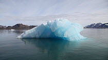 Iceberg in King's Bay, Spitsbergen, Svalbard, June 2011.