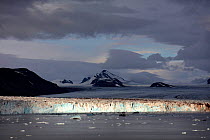 Glacier in  Kongsfjorden,Svalbard, Norway, July 2016.