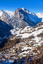 Valloire ski resort, Savoie in the French Alps, Maurienne Valley, Savoie, France