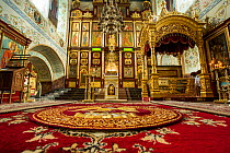 The interior of the Church of the Epiphany, Ortodox Church in Irkutsk, Lake Baikal, Siberia, Russia.