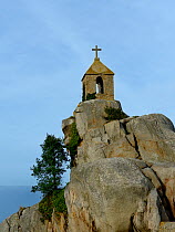 Rocher de la Sentinelle church, Port Blanc, Cotes d'Armor, Brittany, France