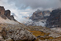 Forca Travenanzes, Zima de Fouzargo, Dolomite Mountains,  Belluno Province, Veneto, Italy, September 2015.