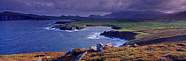 Panoramic of landscape of Dingle Peninsula, County Kerry, Republic of Ireland.