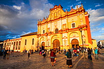 Cathedral of San Cristobal de las Casas. Chiapas. Mexico