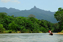 Tropical rainforest and mountains,  Rio Platano Biosphere Reserve and UNESCO World Heritage Site,  La Mosquitia, Honduras. June 2008.
