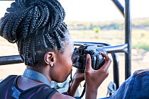 Pupil Tharollo Shaai during residential photography course organised by Wild Shots Outreach. Kruger National Park. South Africa