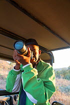 Pupil Coleman Rammallo during residential photography course organised by Wild Shots Outreach. Kruger National Park, South Africa, June 2017.
