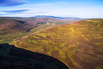 Open moorland mainly used for Grouse shooting, Eastern Grampians, Cairngorms National Park, Scotland, UK, August