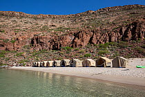 Baja Camp, Isla Espiritu Santo, Sea of Cortez, Baja California, Mexico, East Pacific Ocean