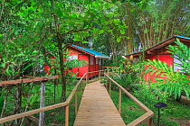 Hotel lodges. Drake bay, Osa peninsula, Costa Rica, March 2013.