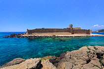 Ancient fortress and castle of 'Le Castella' Crotone, Calabria, Italy, June 2013.