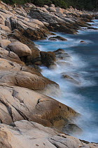 Granite coast of  Yakushima Island, UNESCO World Heritage Site, Japan.