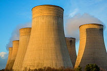 Cooling tower,   Ratcliffe-on-Soar Power Station, Nottingham UK, February.