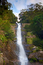 Humbert waterfall, Rainforests of the Atsinanana UNESCO World Heritage Site. Marojejy National Park, Madagascar, December 2015.
