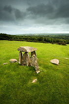 Pentre Ifan a Neolithic burial chamber, ported dolmen, chambered tomb, Aberteifi, Pembrokeshire, Wales, UK, June