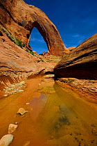 Broken Arch and Willow Gulch, Grand Staircase-Escalante National Monument, Utah, USA. April 2014.