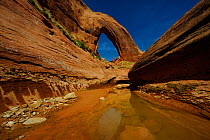 Broken Arch and Willow Gulch, Grand Staircase-Escalante National Monument, Utah, USA. April 2014.