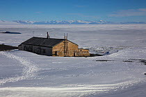 Scott's Hut at Cape Evans, Ross Island, Ross Sea, Antarctica Erected in 1911 by the British Antarctic 'Terra Nova' Expedition of 1910-1913. February 2017. Photographed for The Freshwater Project