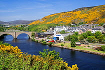 Timespan Museum along the River Helmsdale at the fishing village Helmsdale, Sutherland, Scottish Highlands, Scotland, UK, May 2017