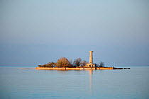 Lighthouse, Tubbataha Reef Natural Park UNESCO  World Heritage Site,  Sulu Sea, Cagayancillo, Palawan, Philippines