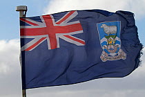 The flag of the Falkland Islands, December 2016