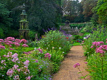 Plantation Garden, a restored Victorian town garden, Earlham Road, Norwich  Norfolk. England, UK, August 2017.