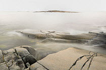 Small rocky islands or skerries,  Stockholm Archipelago, Sweden, August.