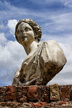 Statue in San Souci Palace UNESCO World Heritage Site, Milot, Haiti. August 2016.
