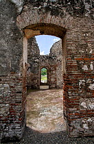 Doorway inside the ruins of the Palace of San Souci, Milot, Haiti. August 2016.