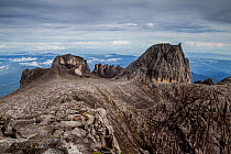 Oyayubi Iwu Peak, Alexandra Peak & Dewali Pinnacles, as seen from the summit of Mount Kinabalu  (4,095m), Borneo, May 2013.