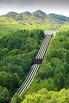 At 152 Mw the Sloy Hydro Power Station is the largest hydro power station in the UK, Loch Lomond, Scotland, UK. August