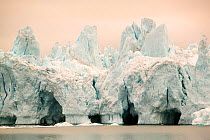 Icebergs from the Jacobshavn glacier or Sermeq Kujalleq, Greenland, July 2008.