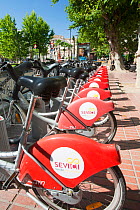 A public bike hire scheme in Seville, Spain. May 2011.