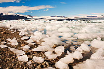 Jokulsarlon ice lagoon, Iceland. September 2010.