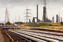 Heavy industry on Teeside, North East England, UK, July 2009.